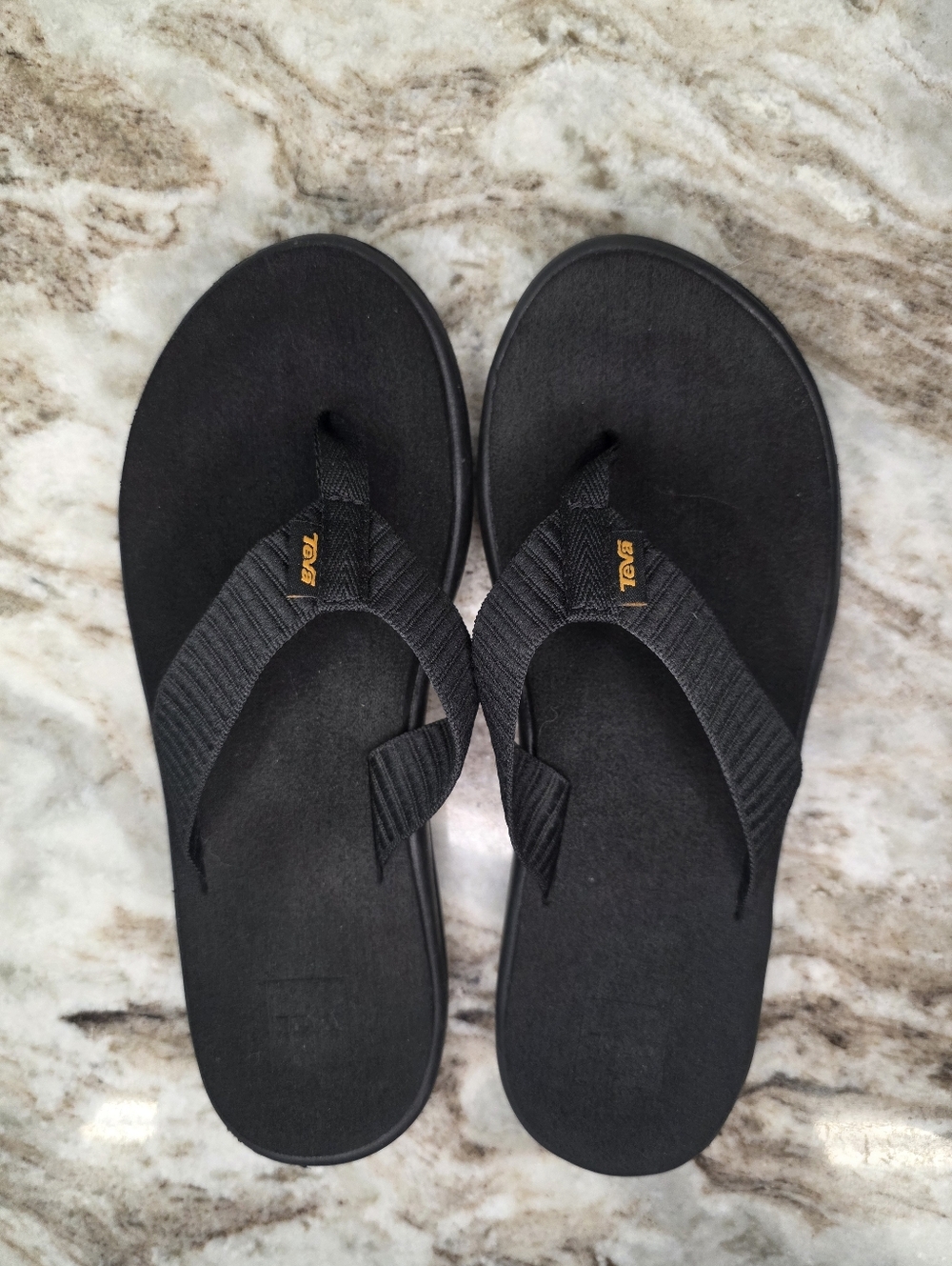 Teva Voya Flip Flop Women's Size 9 Black - Picture 2 of 6